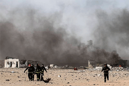 Hallan el cadáver de la persona desaparecida en la explosión de la pirotécnica